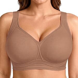 Xcutting Women's Wire-Free Full Coverage Push-Up Jelly Bra (Various) $8.50