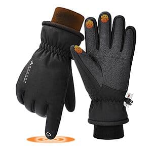 GXCROR Touch Screen Winter Waterproof Gloves $9.50
