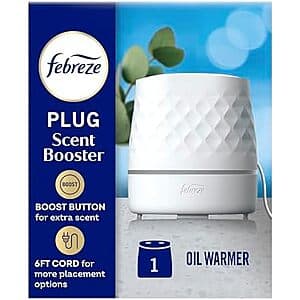 Febreze Plug Scent Booster Continuous Scent Device Oil Diffuser (White) $5