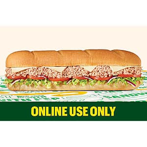 Select Subway Sub Club Members: Any Qualifying Footlong Sub $7 (App & Online Orders Only)