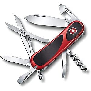 Prime Members: Victorinox Evolution EvoGrip 14 Swiss Army Knife (Red/Black) $31.95 + Free Shipping