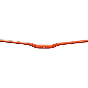 Spank Spoon 35 35mm aluminum mountain bike handlebar in orange, available in 800mm width with adjustable sizing down to 740mm.