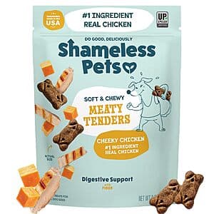 8oz Shameless Pets Soft Dog Treats (Chicken) $3.15 w/ S&S