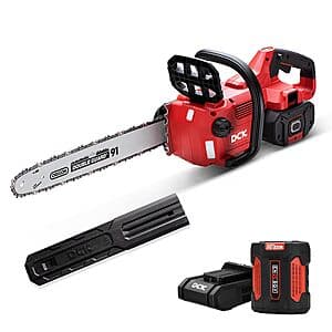 16" DCK 58V Brushless Chainsaw Chain Saw w/ 4Ah Battery & Charger $56 + Free S&H