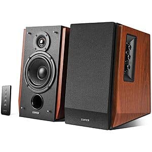 Edifier 66-Watt-RMS Amplified Bluetooth Bookshelf Speaker System (Wooden) $113.70 + Free Shipping