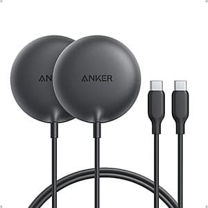 2-Pack Anker Zolo Magnetic Qi2 Certified 15W Wireless Charging Pad $26