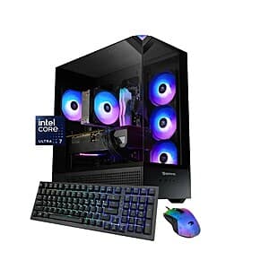 iBUYPOWER Desktop: Intel Ultra 7 265F, NVIDIA RTX 5070 12GB, 32GB RAM, 2TB SSD $1350 + Free Shipping