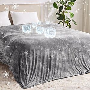 60" x 90" Guohaoi Dual-Sided Arc-Chill Cooling Blanket (Grey Watercolor) $8.90