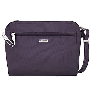 Travelon Anti-Theft Classic Convertible Crossbody & Waist Pack (purple) $18.60