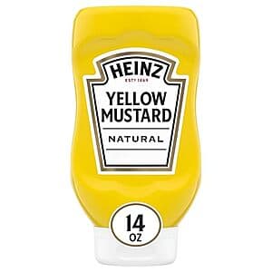 Select Accounts: 14-Oz Heinz Yellow Mustard $1.05 w/ S&S