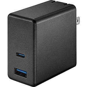 Best Buy Essentials 65W Dual Port USB-C and USB Wall Charger $13 + Free S&H