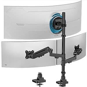 PUTORSEN Triple Monitor Mount w/ Gas Spring Arms (up to 49") $76 + Free S&H