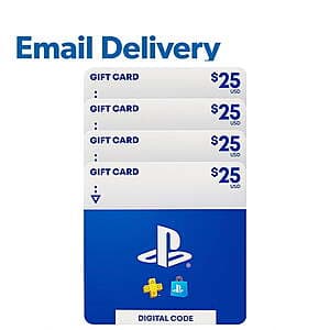 Sam's Club Members: $100 PlayStation Store eGift Card $85 (Email Delivery)