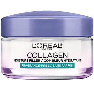 Select Accts: 1.7oz L'Oreal Paris Collagen Moisture Filler Facial Moisturizer $6.50 w/ Subscribe & Save & More