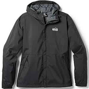 REI Co-op Trailmade Rain Jacket in multiple color options displayed on a neutral background.