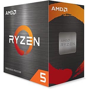 AMD Ryzen 5 5500 3.6 GHz 6-Core Unlocked Desktop CPU w/ Wraith Stealth Cooler $72 + Free S&H