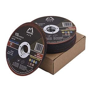 25-Pk Merryland 4.5" All Metals Cut Of Wheel $8.45 & More