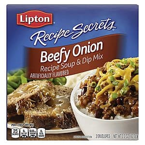 12-Pack 2.2-Oz Lipton Recipe Secrets Soup & Dip Mix (Beefy Onion) $10.05