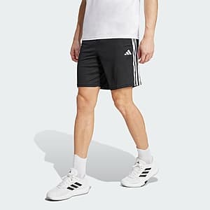 adidas Men's Train Essentials Piqué 3-Stripes Training Shorts (2 Colors) $9.60 + Free S&H