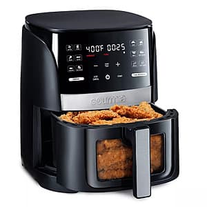 6-qt Gourmia Digital Window Air Fryer w/ 12 Presets (Black/Stainless Steel) $40 + Free Shipping