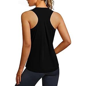 3rd Hill women's racerback tank top in various colors, lightweight and breathable fabric design.