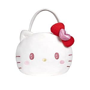 12" Hello Kitty Embroidered Plush Pail $6