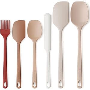 Prime Members: 6-Pc Astercook Silicone Spatula Set (Macaron Pastel) $7 + Free S&H
