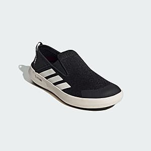 adidas Men's Terrex Boat Slip-On Climacool Shoes (Black / White / Orange) $39.20 + Free S&H