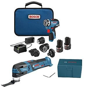 Bosch 12V Max Chameleon Drill/Driver & Oscillating Multi-Tool Combo Kit $149 + Free Shipping