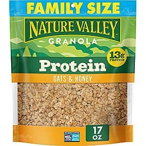 17-Oz Nature Valley Protein Granola (Oats & Honey) 6 for $18.10 w/ S&S + Free S&H