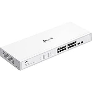 TP-Link Festa 18-Port Gigabit Smart Switch (16 RJ45, 2 SFP) + 15% Back w/ Prime Card $62.25 + Free Shipping