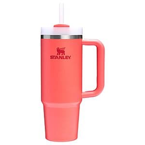 30-Oz Stanley Quencher H2.0 Flowstate Tumbler w/ Handle & Straw (Hot Coral) $17.50