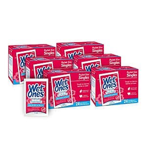 6-Pack 24-Count Wet Ones Antibacterial Individually Wrapped Hand Wipes (Fresh Scent) $7.50 w/ Subscribe & Save