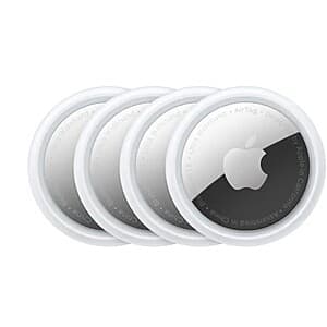 4-Pack Apple AirTags Bluetooth Tracking Device $65 + Free Shipping