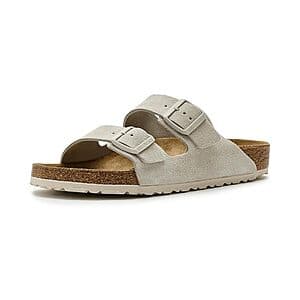Birkenstock Arizona Suede Sandals (Oyster, Narrow) $69.95 + Free S&H