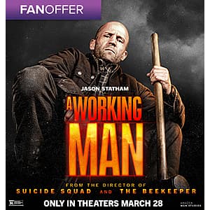 Fandango Movie Ticket Offer: A Working Man (2025) Movie Ticket $5 Off (valid 3/28 Only)