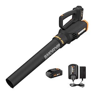 WORX WG547 20V Cordless Leaf Blower w/ 2.0 Ah Battery & Charger $59 + Free S&H
