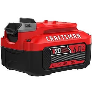 Craftsman V20 4.0-Ah Lithium-Ion Battery $39 + Free S&H