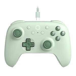 8Bitdo Ultimate 2C Wired Controller w/ Hall Effect Sticks & Triggers (Green) $12.30