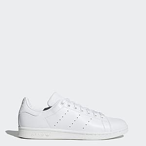 adidas Men's Stan Smith Shoes (Cloud White) $35 + Free S&H