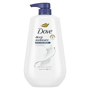 30.6-Oz Dove Body Wash (Deep Moisture) $6.35 w/ Subscribe & Save