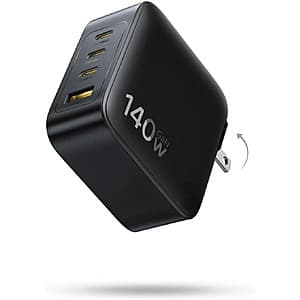 Baseus 4-Port PD3.1 up to 140W USB-C GaN Wall Charger (1x USB-A, 3x USB-C) $38 + Free Shipping