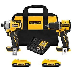 DeWalt 20V MAX Atomic Cordless Brushless 2-Tool Compact Drill & Impact Driver Kit $149 + Free Shipping