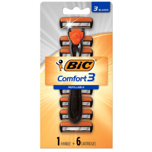 Bic Comfort3 Men's 3-Blade Disposable Razor (1 Handle/ 6 Blades) $1.45 & More w/ store pickup on $10 ~ Walgreens