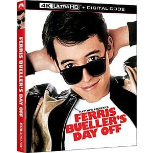 Ferris Bueller's Day Off 4K Ultra HD + Digital package cover.