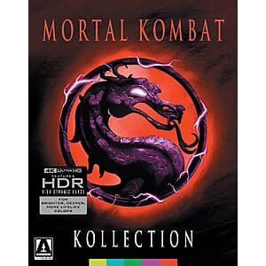 Mortal Kombat: Limited Edition (4K Ultra HD Blu-ray) $32.50