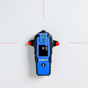 Select Lowe's Stores: Kobalt 30' Red Line Laser Level & Stud Sensor Kit $14.90 + Free S&H