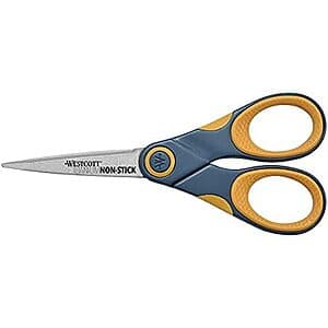 Westcott 5" Non-Stick Titanium Scissors (14881) $3.50