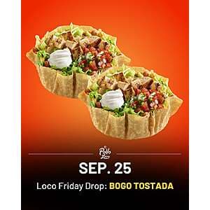 El Pollo Loco Restaurant: El Pollo Loco Chicken Tostada Offer B1G1 Free (Valid 9/25 Only)