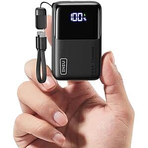 10000mAh INIU 45W PD Pocket Size Portable Ultra Small Charger Power Bank $18.15